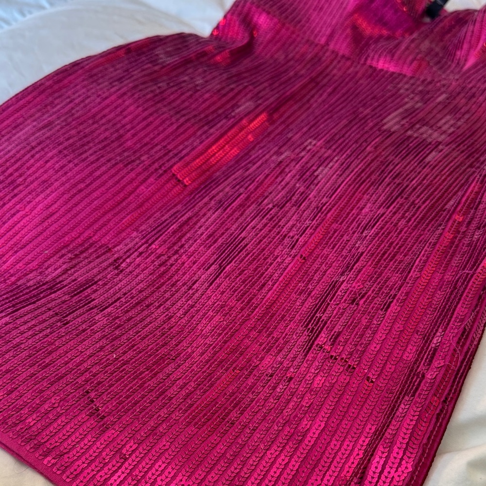 Pink Sequin Mini Dress by Express - Picture 8 of 9